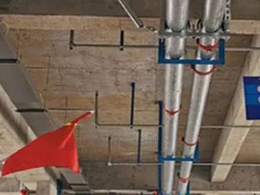 土默特管廊支架的安装方法